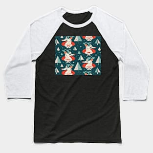 Reindeer Christmas Baseball T-Shirt